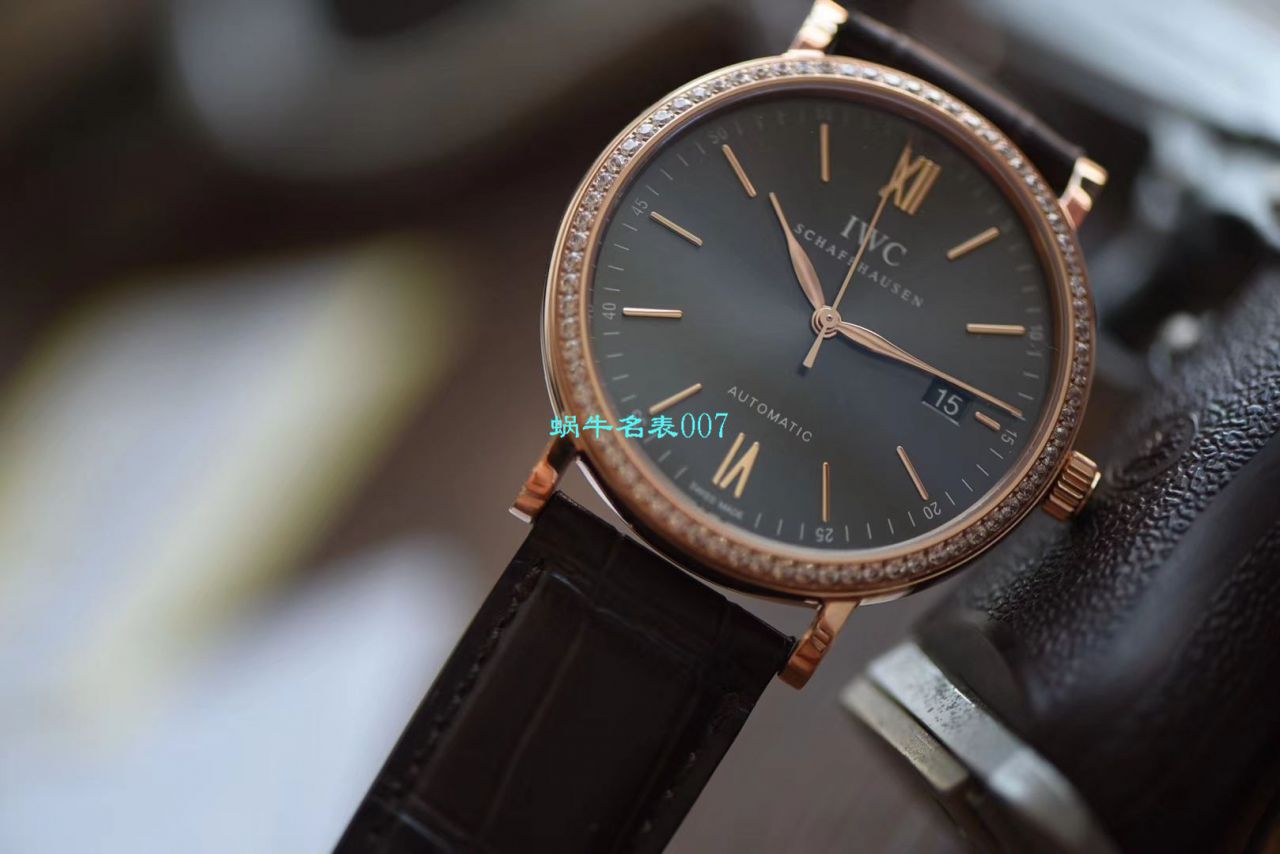 【 Video analysis V7 Factory IWC top 复刻表】 IWC 表柏涛菲诺高仿IW356516 wrist watch  / WG396