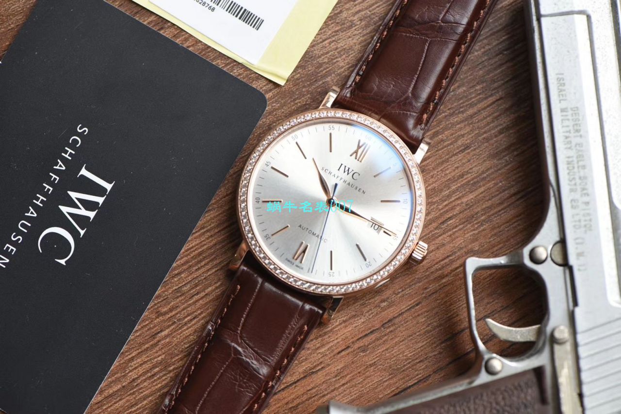 【 Video analysis V7 Factory IWC复刻表】 IWC 表柏涛菲诺系列高仿IW356515 wrist watch  / WG393