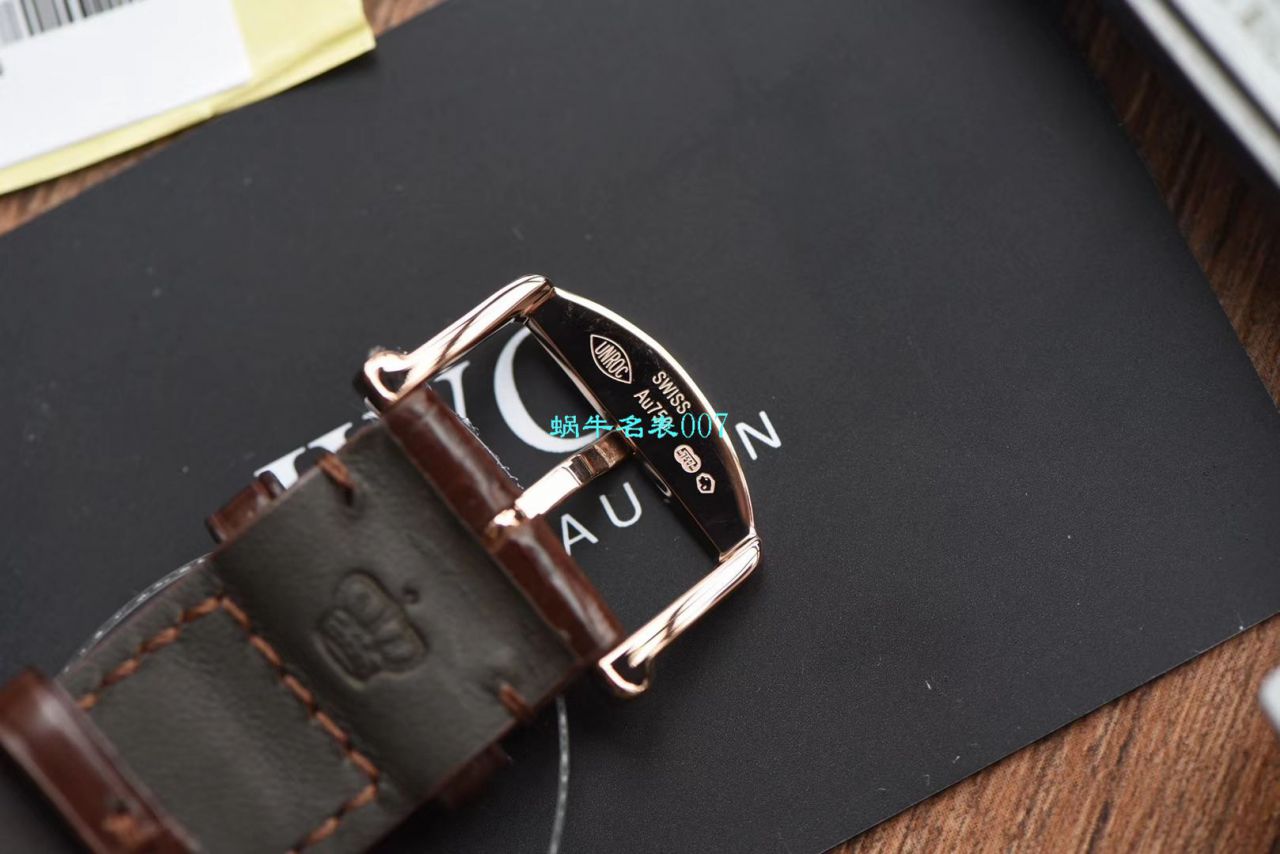 【 Video analysis V7 Factory IWC复刻表】 IWC 表柏涛菲诺系列高仿IW356515 wrist watch  / WG393
