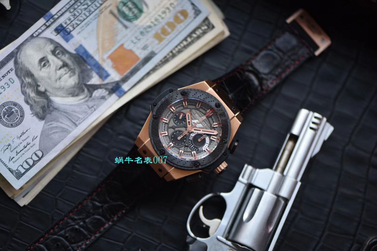 【HBBV6 Factory  top 复刻手表】 hublot 法拉利F1 玫瑰金703.OM.6912.HR.FMC12 Hublot Big Bang F1 King Power Great Britain Limited Edition / YB072