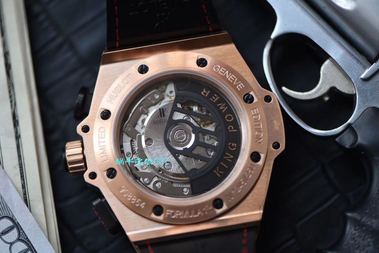 【HBBV6 Factory  top 复刻手表】 hublot 法拉利F1 玫瑰金703.OM.6912.HR.FMC12 Hublot Big Bang F1 King Power Great Britain Limited Edition / YB072