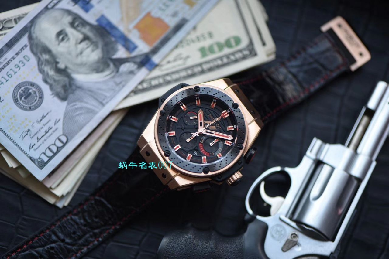 【HBBV6 Factory  top 复刻手表】 hublot 法拉利F1 玫瑰金703.OM.6912.HR.FMC12 Hublot Big Bang F1 King Power Great Britain Limited Edition / YB072
