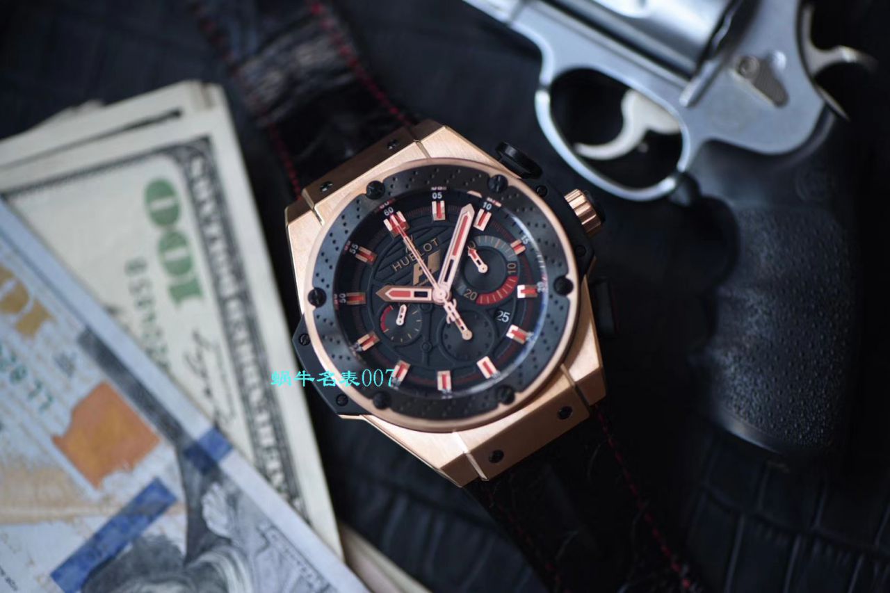 【HBBV6 Factory  top 复刻手表】 hublot 法拉利F1 玫瑰金703.OM.6912.HR.FMC12 Hublot Big Bang F1 King Power Great Britain Limited Edition / YB072