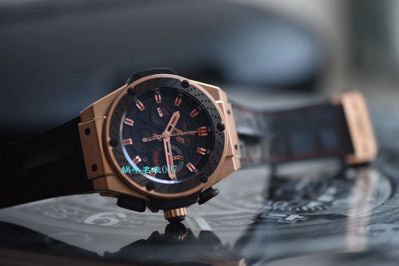 【HBBV6 Factory  top 复刻手表】 hublot 法拉利F1 玫瑰金703.OM.6912.HR.FMC12 Hublot Big Bang F1 King Power Great Britain Limited Edition / YB072