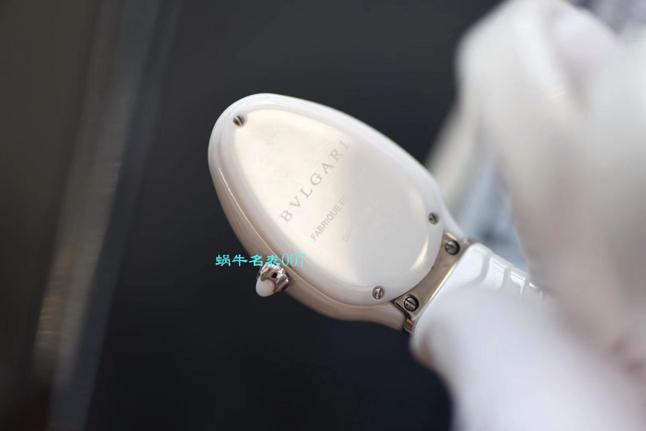 【BV Factory BVLGARI复刻蛇形女表】 BVLGARI SERPENTI系列102734，102613 SPC35WGDWCGD1.1T白色黑色 Composite  wrist watch  / BG029