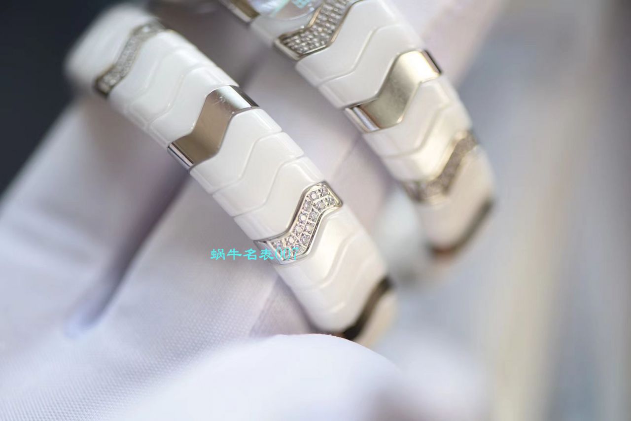 【BV Factory BVLGARI复刻蛇形女表】 BVLGARI SERPENTI系列102734，102613 SPC35WGDWCGD1.1T白色黑色 Composite  wrist watch  / BG029