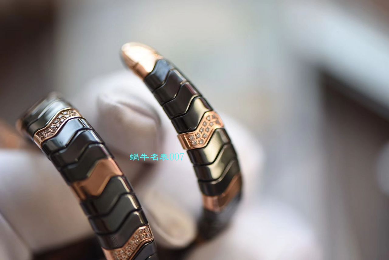 【BV Factory BVLGARI复刻蛇形女表】 BVLGARI SERPENTI系列102734，102613 SPC35WGDWCGD1.1T白色黑色 Composite  wrist watch  / BG029