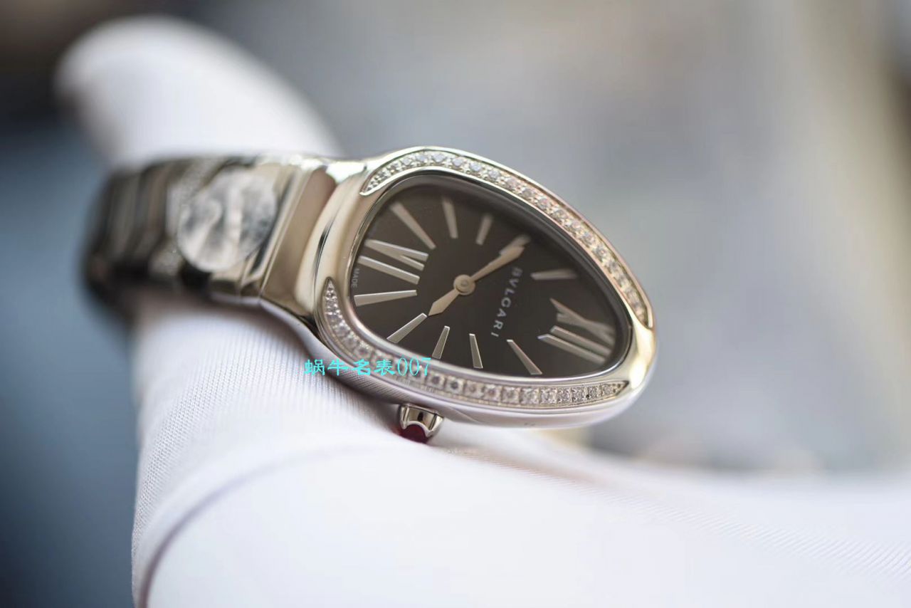 【BV Factory BVLGARI复刻蛇形女表】 BVLGARI SERPENTI系列102734，102613 SPC35WGDWCGD1.1T白色黑色 Composite  wrist watch  / BG029