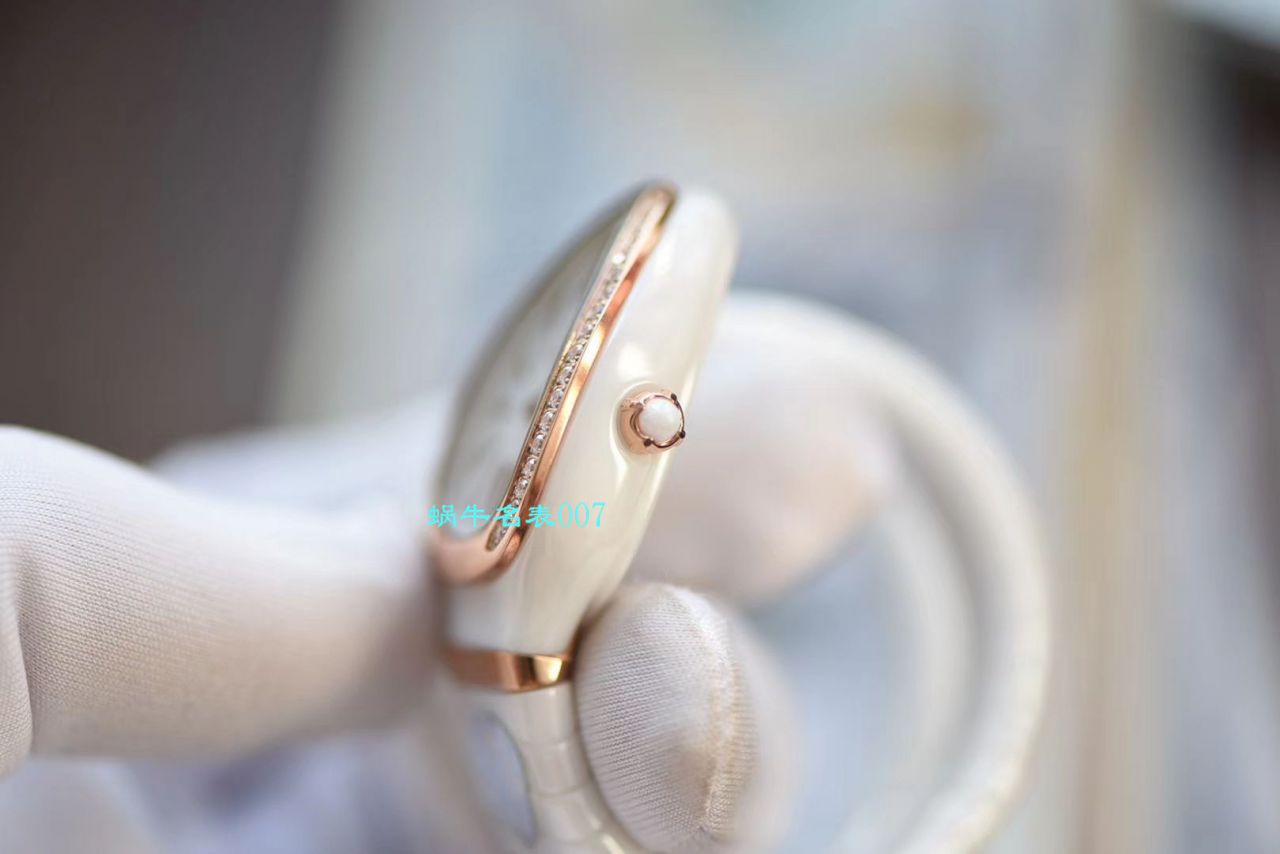 【BV Factory BVLGARI复刻蛇形女表】 BVLGARI SERPENTI系列102734，102613 SPC35WGDWCGD1.1T白色黑色 Composite  wrist watch  / BG029