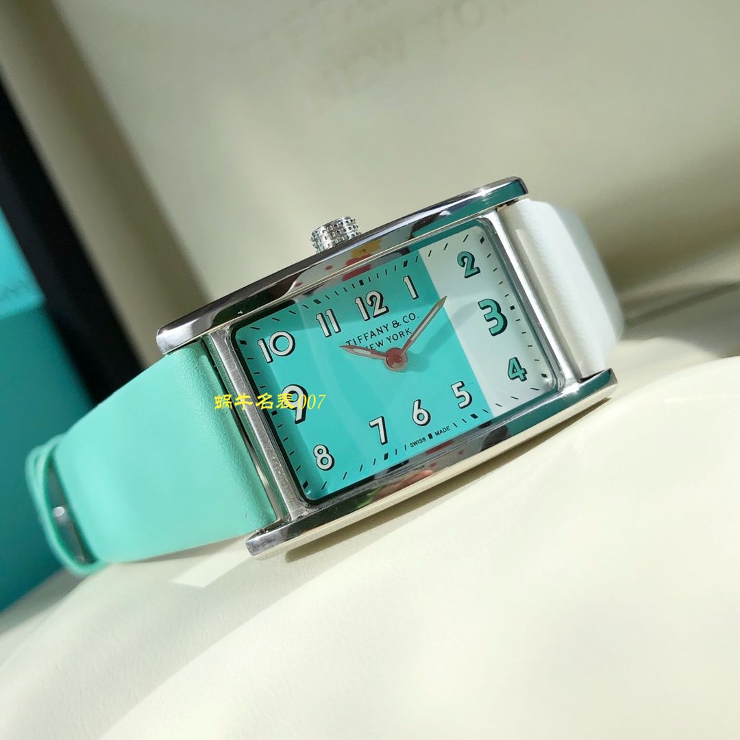 【渠道 copy customized 】蒂芙尼拼色夜光手表，世界上最迷人的蓝色，tiffany blue女装 wrist watch ！ / Tiffany01