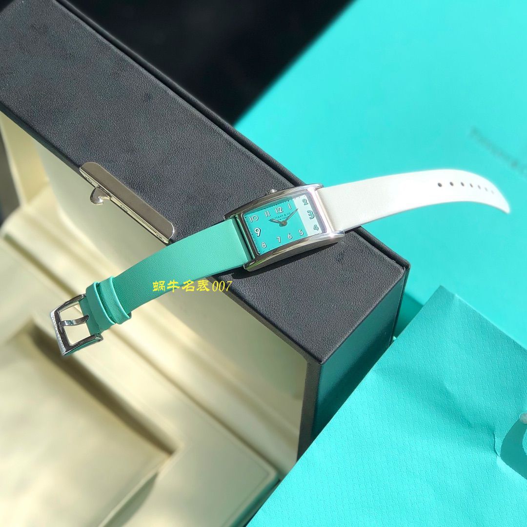 【渠道 copy customized 】蒂芙尼拼色夜光手表，世界上最迷人的蓝色，tiffany blue女装 wrist watch ！ / Tiffany01
