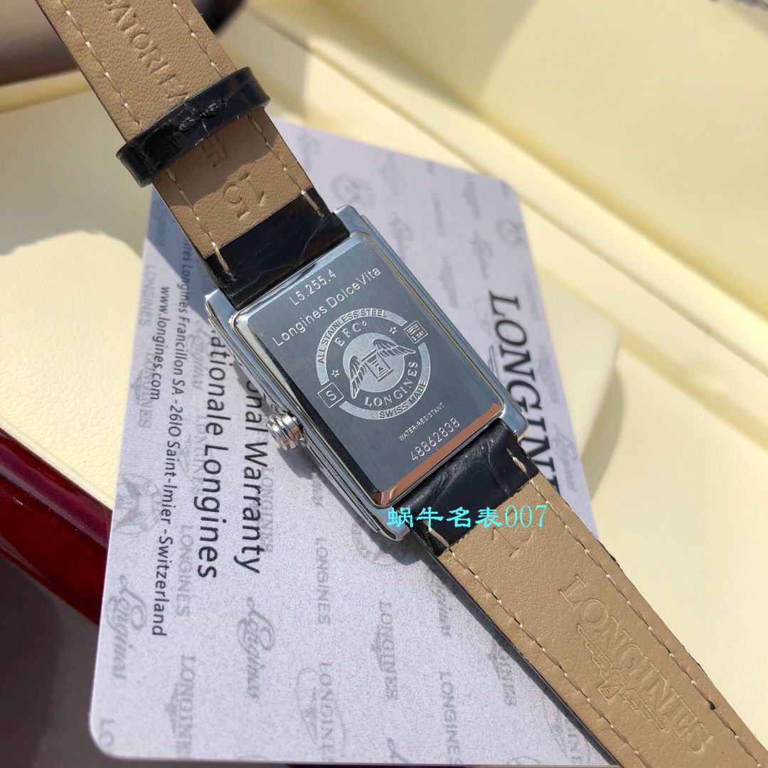 【渠道原单女表林志玲同款】 Longines 优雅DOLCEVITA黛绰维纳系列L5.255.4.71.5 wrist watch  / L121