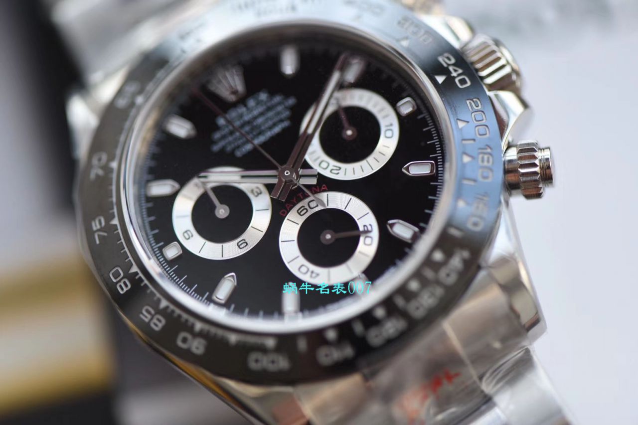 【NOOB Factory 复刻 Rolex  Ditongna 手表】N Factory 熊猫迪V3升级版来袭 Cosmograph Daytona  Ditongna 高仿116500LN-78590 wrist watch  / R380