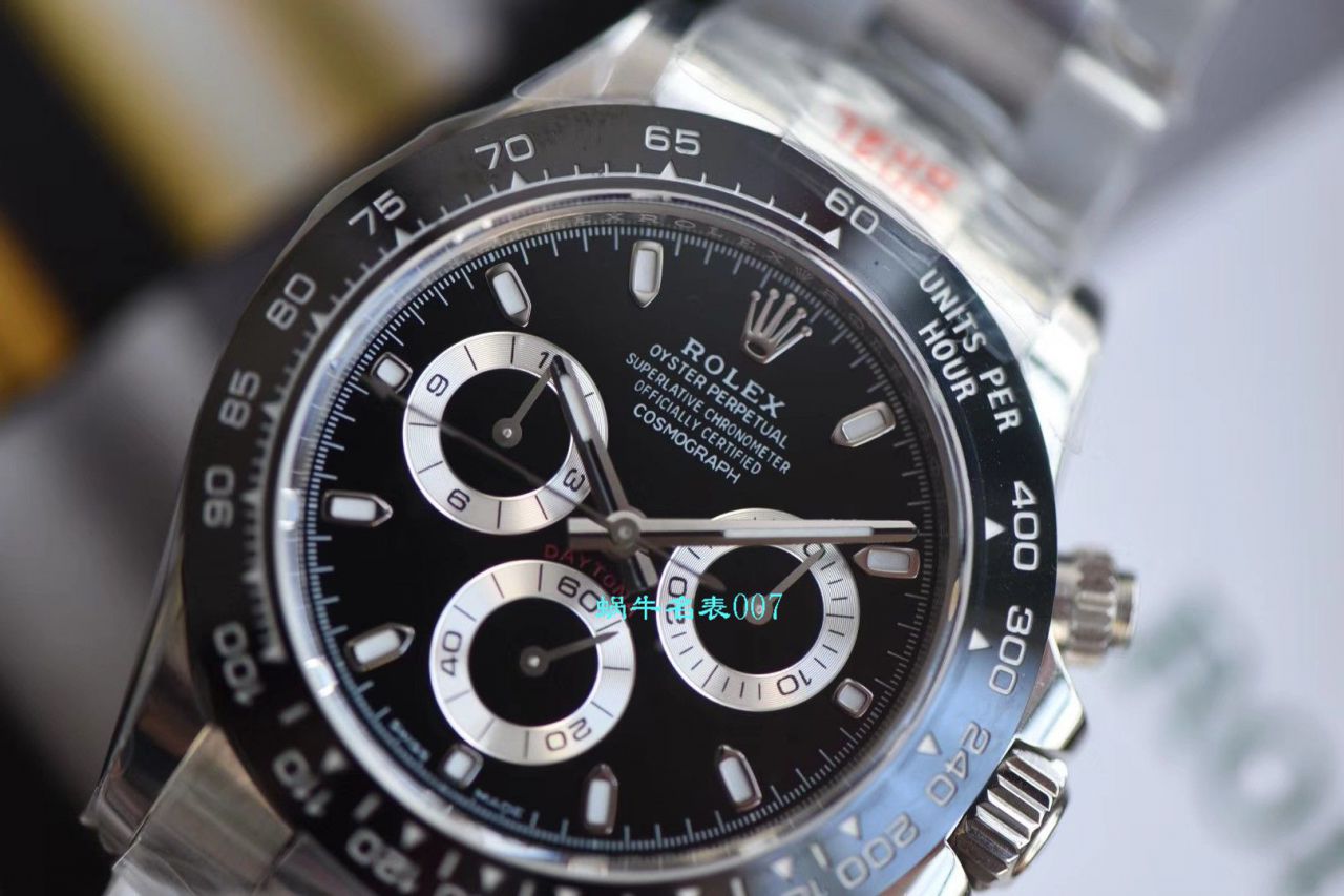 【NOOB Factory 复刻 Rolex  Ditongna 手表】N Factory 熊猫迪V3升级版来袭 Cosmograph Daytona  Ditongna 高仿116500LN-78590 wrist watch  / R380