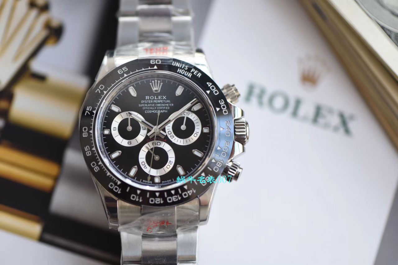 【NOOB Factory 复刻 Rolex  Ditongna 手表】N Factory 熊猫迪V3升级版来袭 Cosmograph Daytona  Ditongna 高仿116500LN-78590 wrist watch  / R380