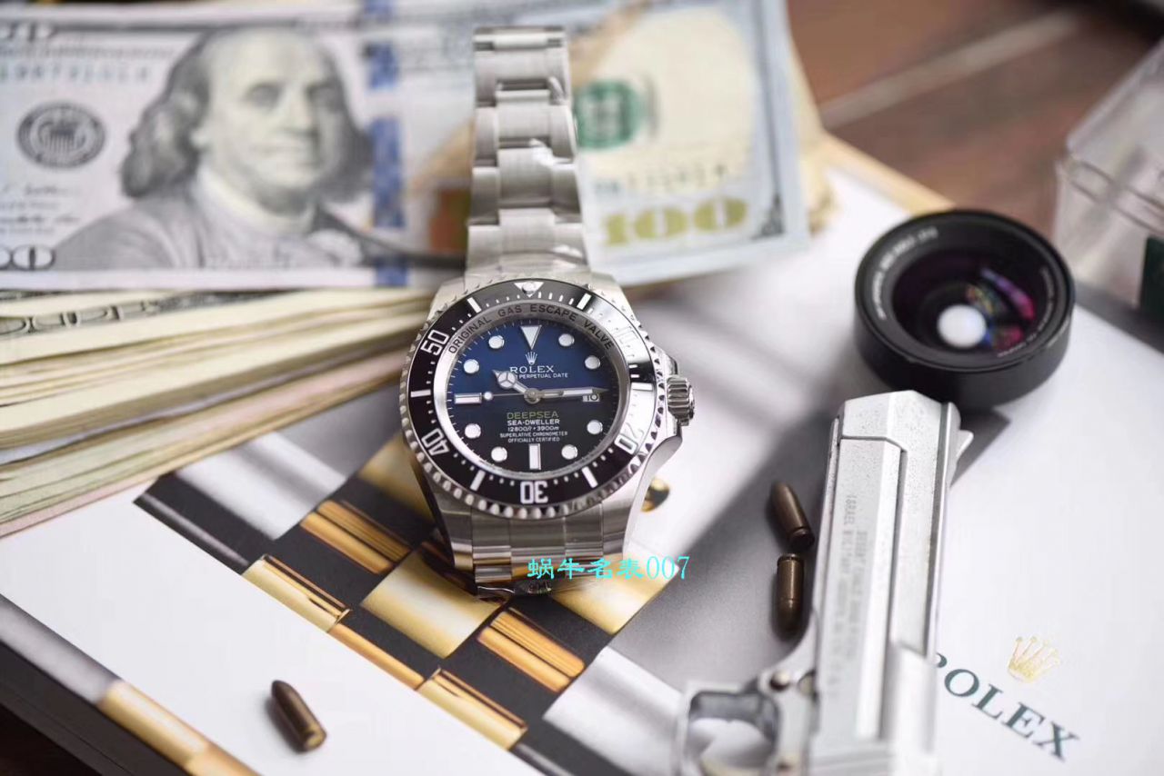 【AR Factory 复刻超级904L精钢渐变蓝鬼王手表】 Rolex 海使型复刻高仿116660-98210 蓝盘 wrist watch  / R381