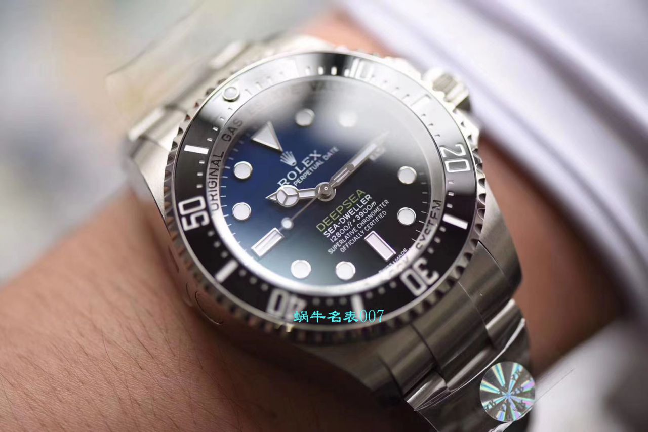 【AR Factory 复刻超级904L精钢渐变蓝鬼王手表】 Rolex 海使型复刻高仿116660-98210 蓝盘 wrist watch  / R381