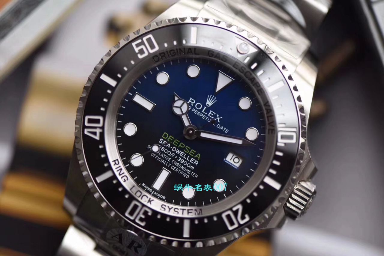 【AR Factory 复刻超级904L精钢渐变蓝鬼王手表】 Rolex 海使型复刻高仿116660-98210 蓝盘 wrist watch  / R381