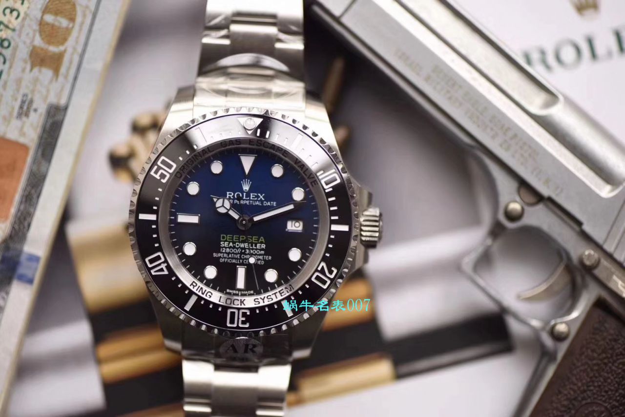 【AR Factory 复刻超级904L精钢渐变蓝鬼王手表】 Rolex 海使型复刻高仿116660-98210 蓝盘 wrist watch  / R381