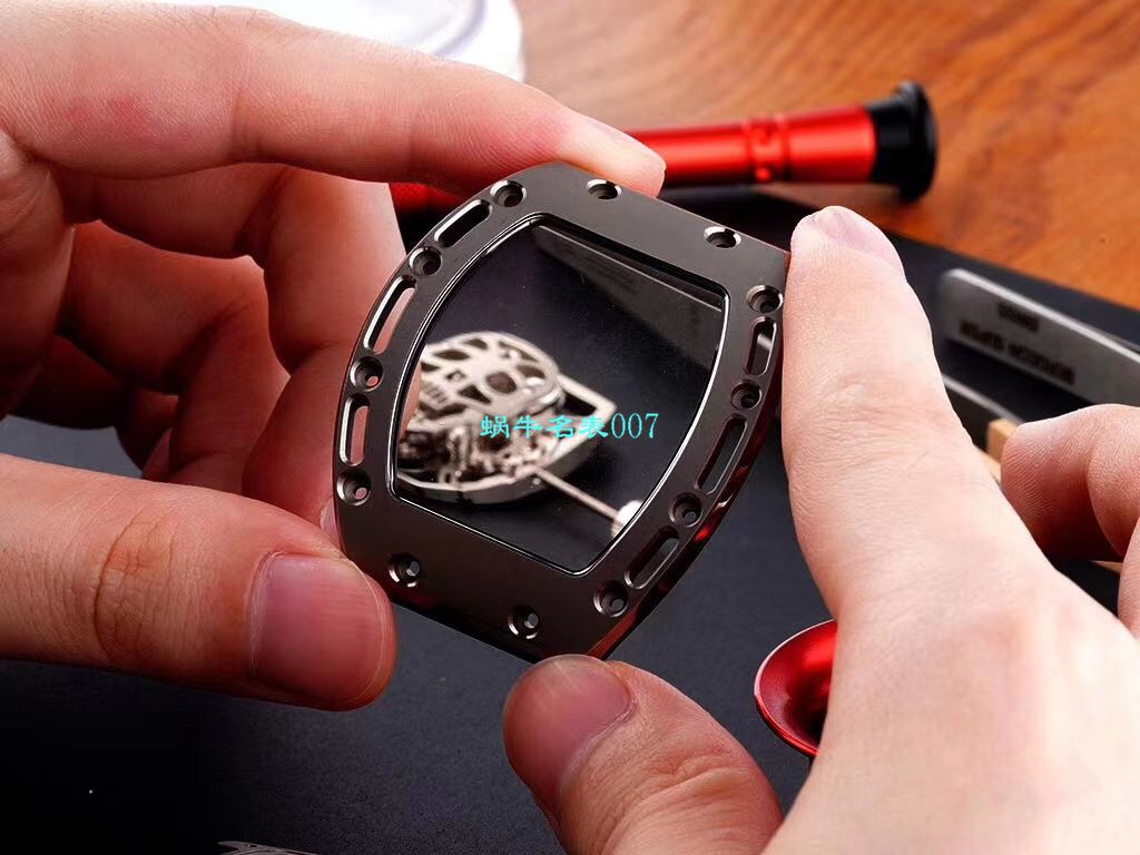 【 Video analysis EUR Factory  RICHARD MILLE 复刻高仿手表】Richard Mille至尊骷髅头鬼王RM052凤凰红配色 / RM052hong