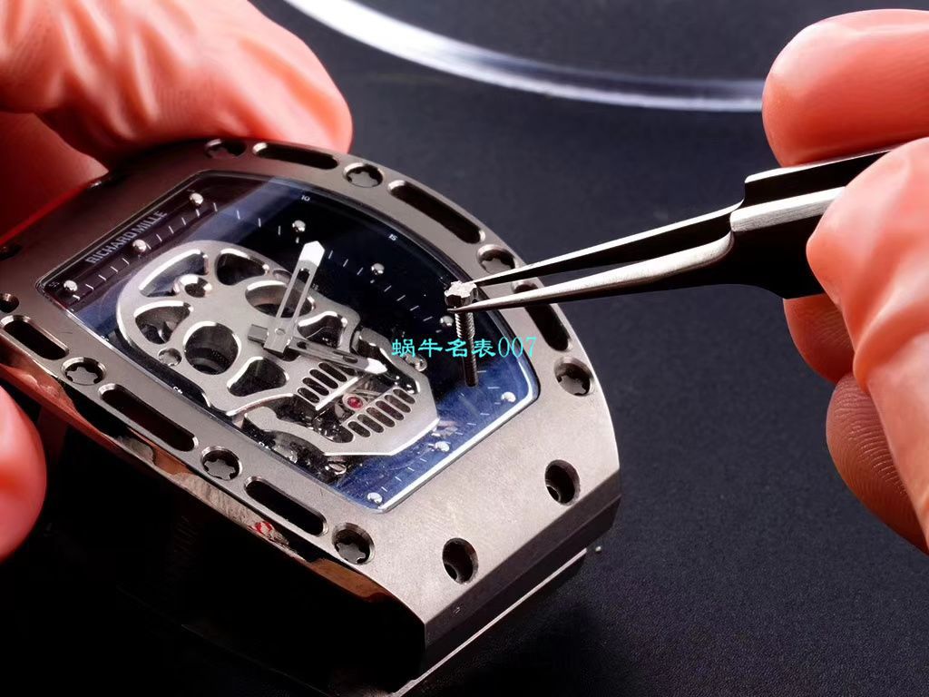 【 Video analysis EUR Factory  RICHARD MILLE 复刻高仿手表】Richard Mille至尊骷髅头鬼王RM052凤凰红配色 / RM052hong