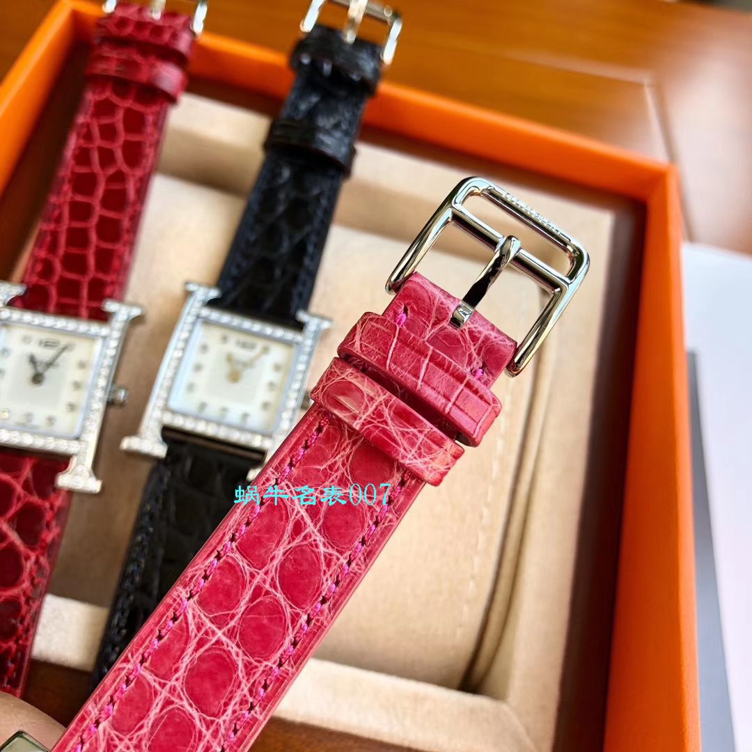 【高端 copy customized 真钻女表】Hermès爱马仕HEURE H系列W036819WW00，W036766WW00 wrist watch  / HermA01