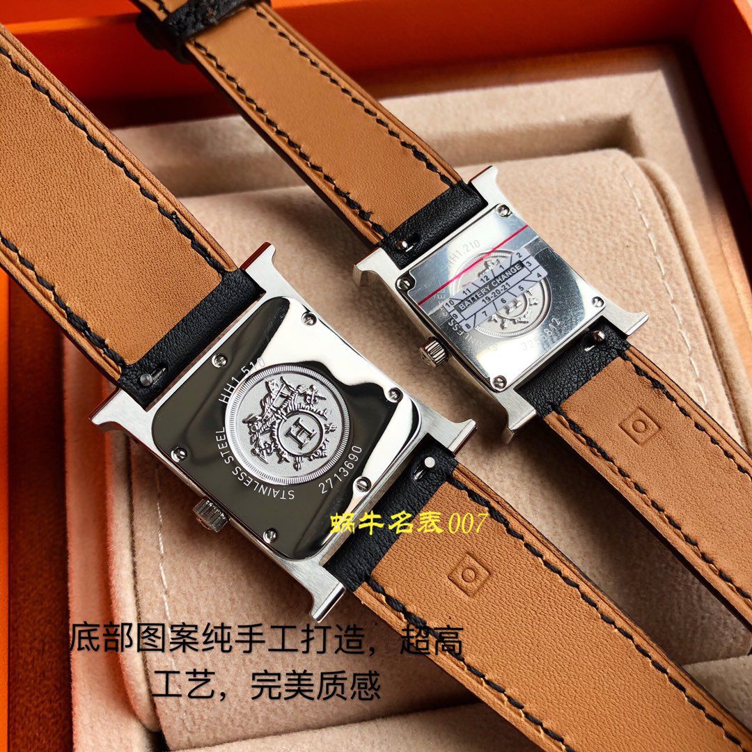 【渠道原单】爱马仕女表HEURE H系列W044936WW00，W044865WW00 wrist watch  / HermA02