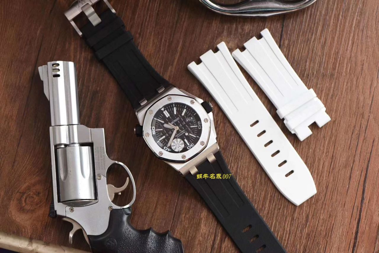 【JF一比一超A高仿】 Video analysis Audemars Piguet  Royal Oak Offshore 系列15703ST.OO.A002CA.01 wrist watch ，全新V9S超强版正式闪亮登场 / AP156