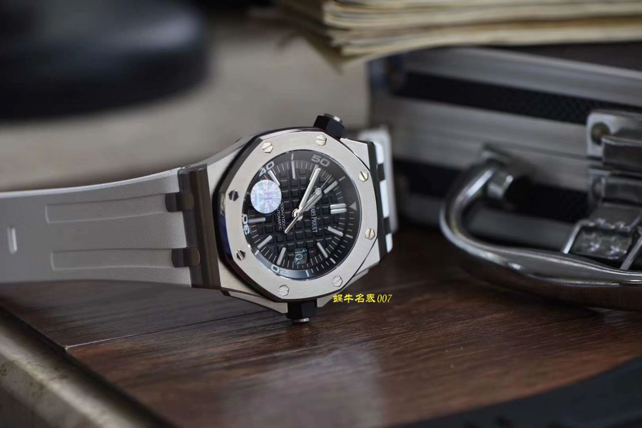 【JF一比一超A高仿】 Video analysis Audemars Piguet  Royal Oak Offshore 系列15703ST.OO.A002CA.01 wrist watch ，全新V9S超强版正式闪亮登场 / AP156