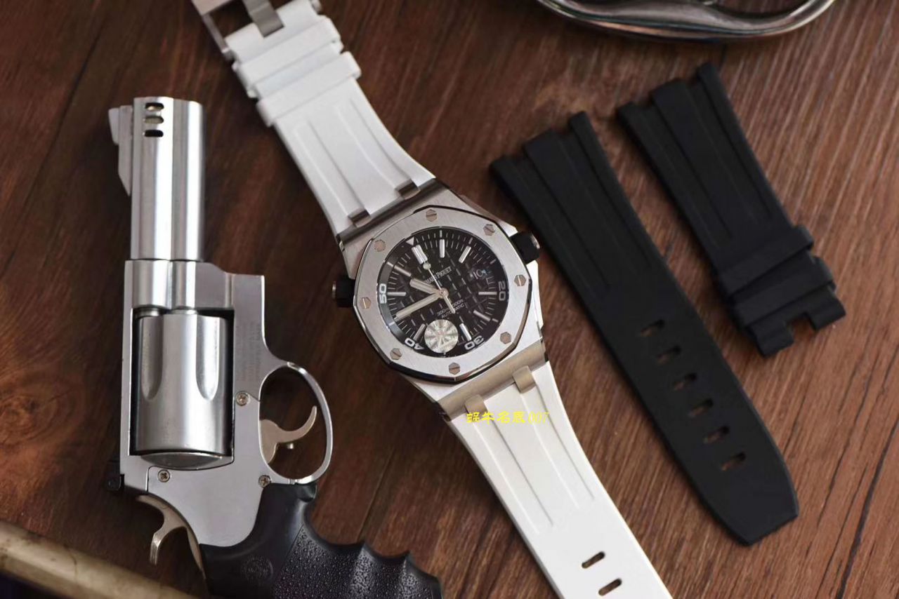 【JF一比一超A高仿】 Video analysis Audemars Piguet  Royal Oak Offshore 系列15703ST.OO.A002CA.01 wrist watch ，全新V9S超强版正式闪亮登场 / AP156