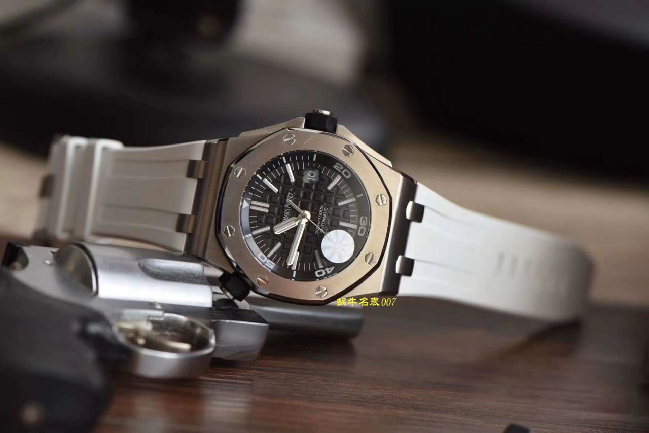 【JF一比一超A高仿】 Video analysis Audemars Piguet  Royal Oak Offshore 系列15703ST.OO.A002CA.01 wrist watch ，全新V9S超强版正式闪亮登场 / AP156