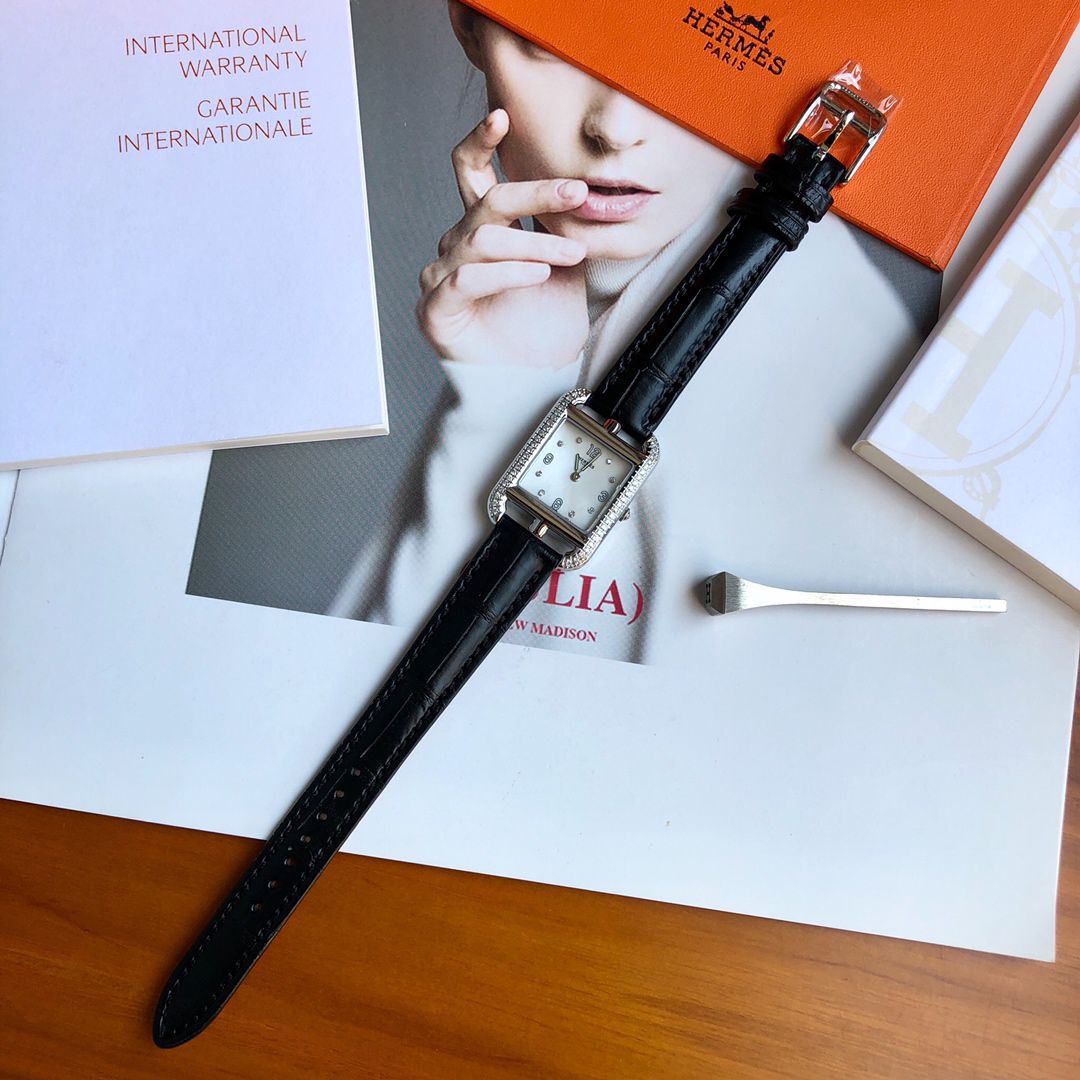 【高端 copy customized 真钻女表】爱马仕CAPE COD系列W044221WW00 wrist watch  / HermA03