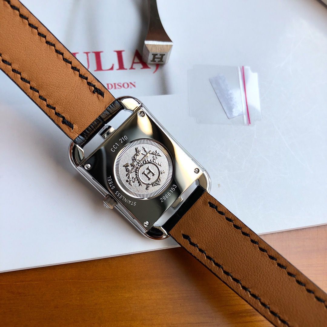 【高端 copy customized 真钻女表】爱马仕CAPE COD系列W044221WW00 wrist watch  / HermA03