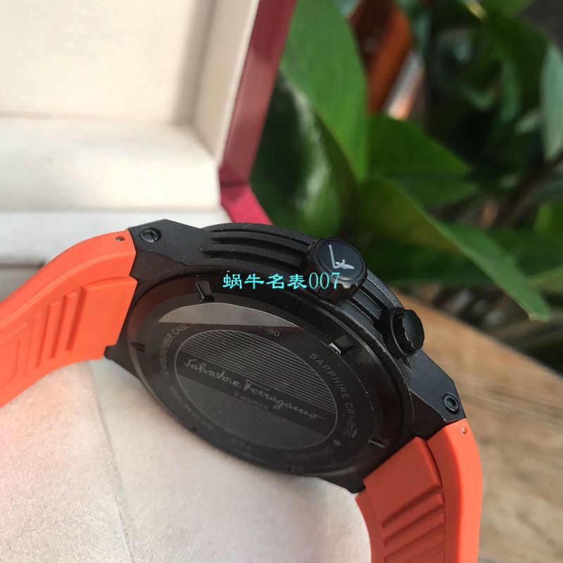 【渠道原单】菲拉格慕Ferragamo F-80系列碳素纤维男士 wrist watch  / FEL011