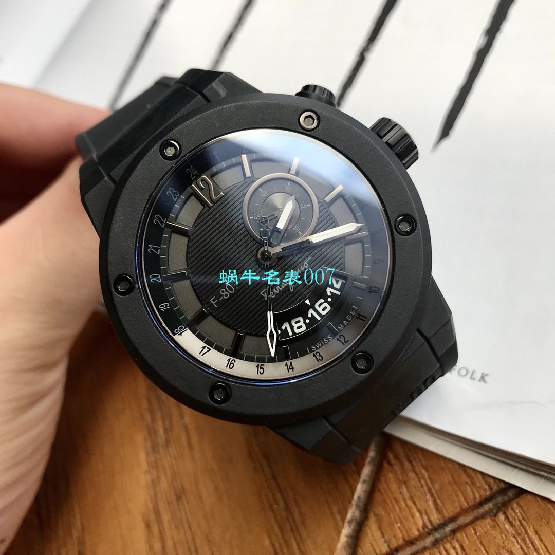 【渠道原单】菲拉格慕Ferragamo F-80系列碳素纤维男士 wrist watch  / FEL011