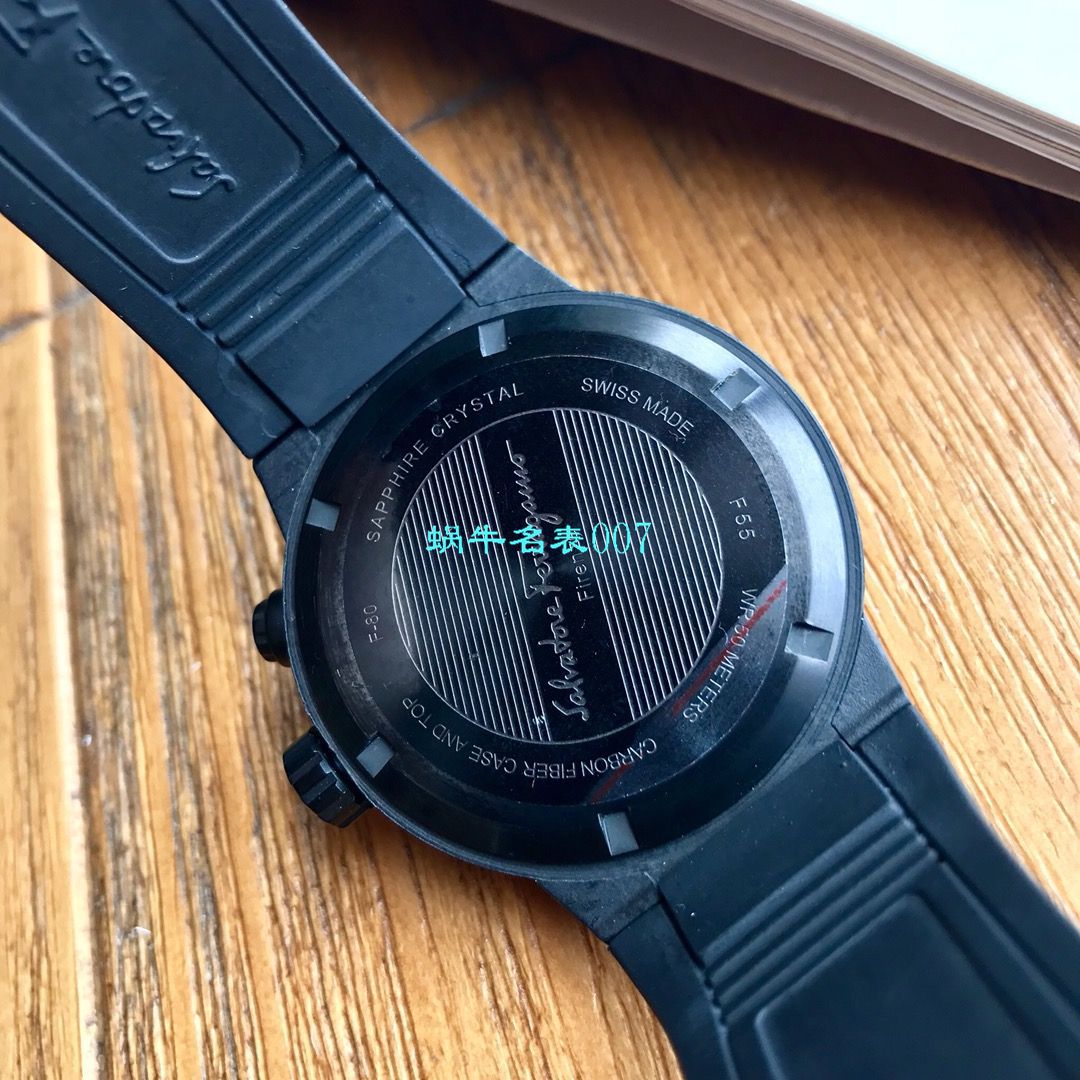 【渠道原单】菲拉格慕Ferragamo F-80系列碳素纤维男士 wrist watch  / FEL011