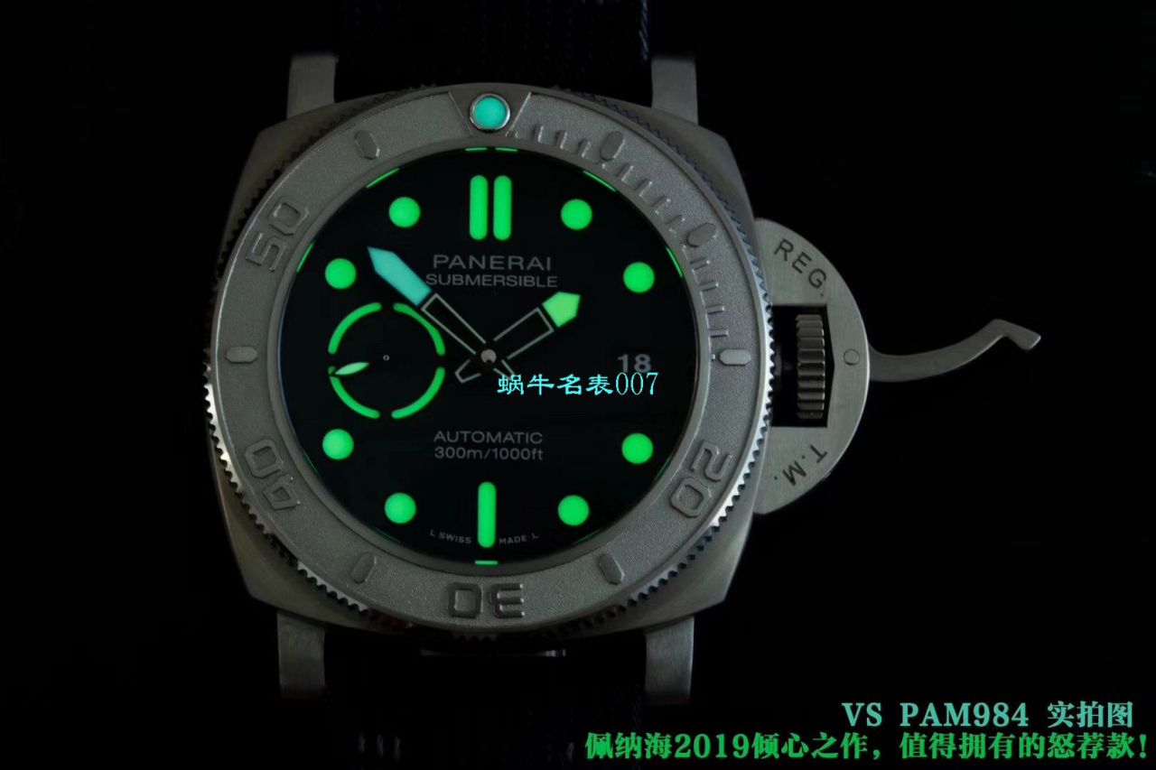 【VS Factory Panerai复刻高仿表】Panerai SUBMERSIBLE 潜行系列PAM00984 wrist watch  / VSPAM984