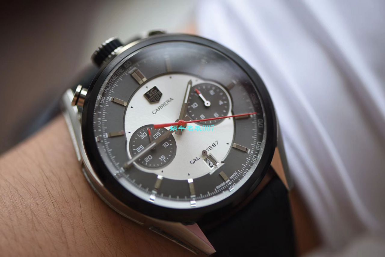 【 Video analysis V6 Factory  TAG Heuer 复刻表】 TAG Heuer 级卡莱拉赛车限定版CAR2C11.FC6327 wrist watch  / TG079