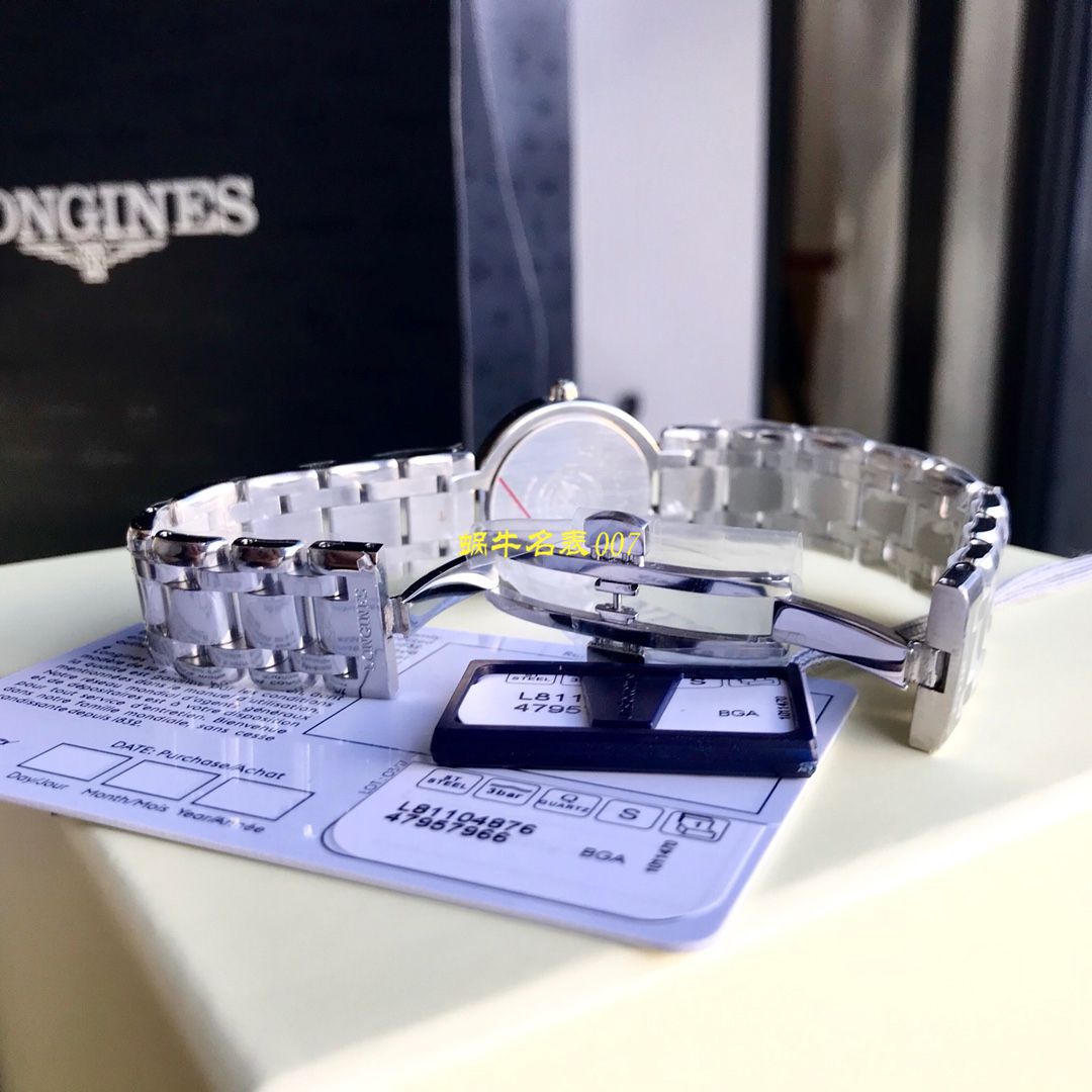 【渠道原单真钻Longines女表】 Longines 优雅PRIMALUNA心月系列L8.110.4.87.6 wrist watch  / L123