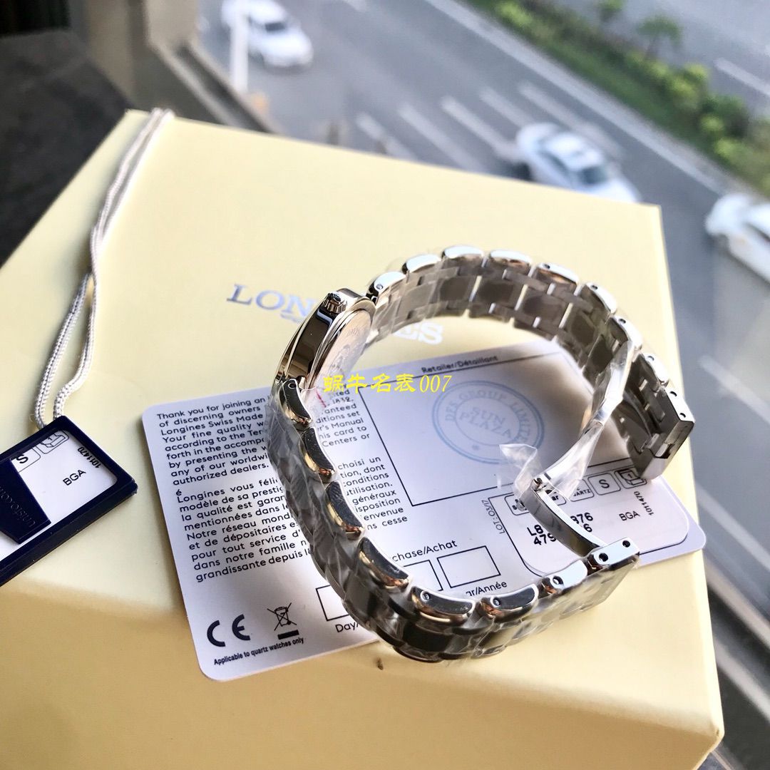 【渠道原单真钻Longines女表】 Longines 优雅PRIMALUNA心月系列L8.110.4.87.6 wrist watch  / L123