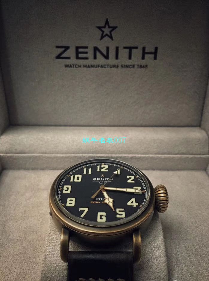 【XF Factory Zenith青铜大飞复刻高仿手表】真力时飞行员系列29.2430.679/21.C753 wrist watch  / ZLS039