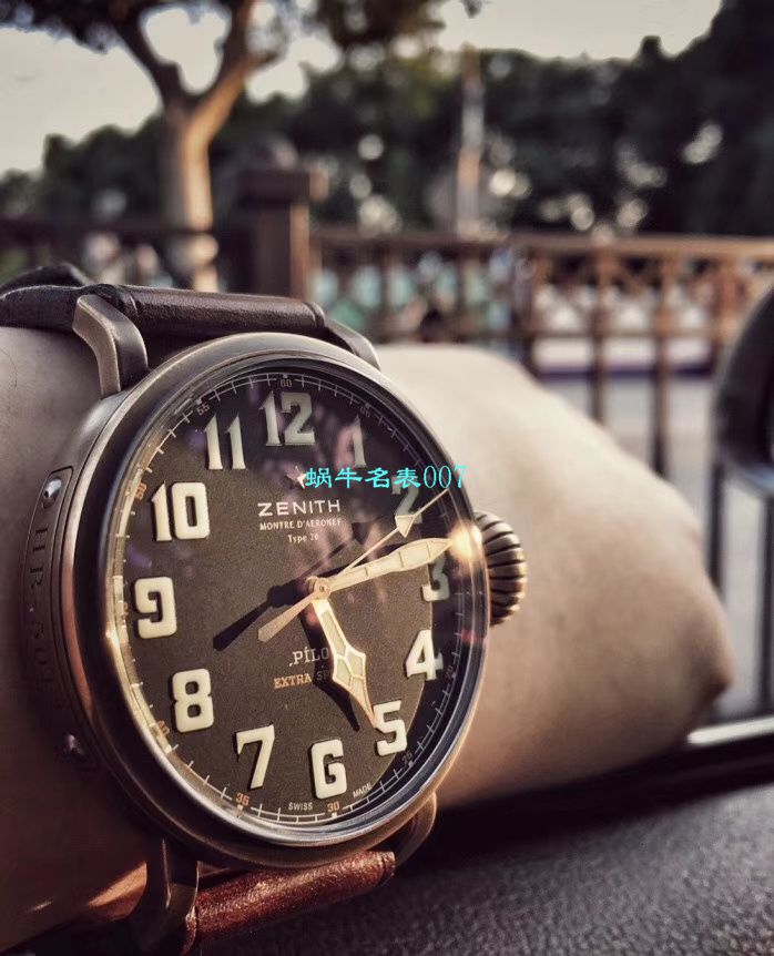 【XF Factory Zenith青铜大飞复刻高仿手表】真力时飞行员系列29.2430.679/21.C753 wrist watch  / ZLS039