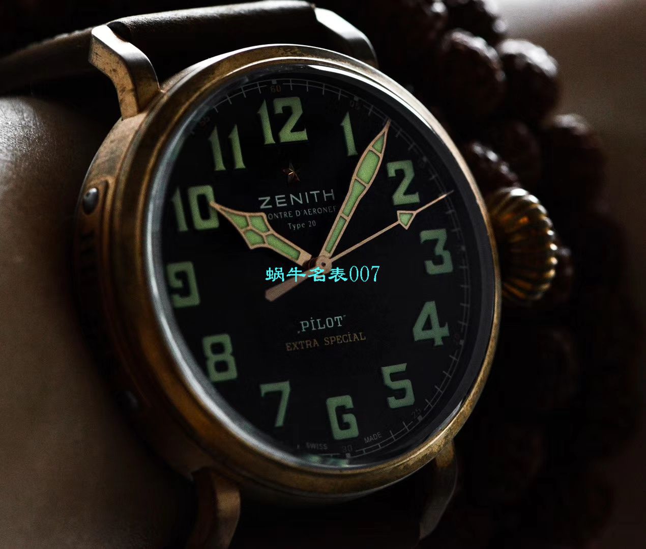 【XF Factory Zenith青铜大飞复刻高仿手表】真力时飞行员系列29.2430.679/21.C753 wrist watch  / ZLS039