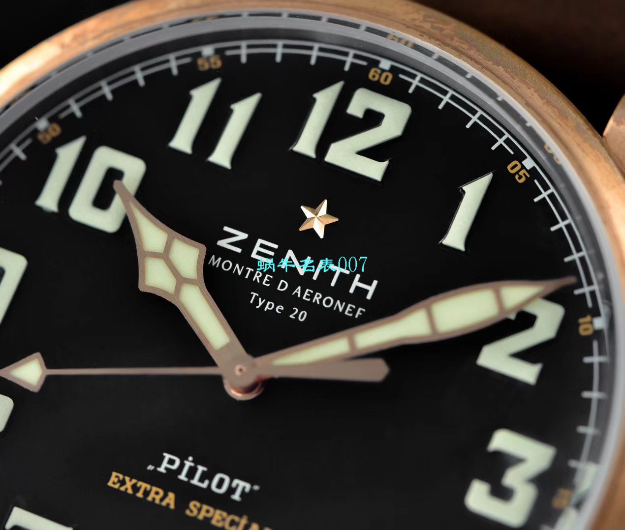 【XF Factory Zenith青铜大飞复刻高仿手表】真力时飞行员系列29.2430.679/21.C753 wrist watch  / ZLS039
