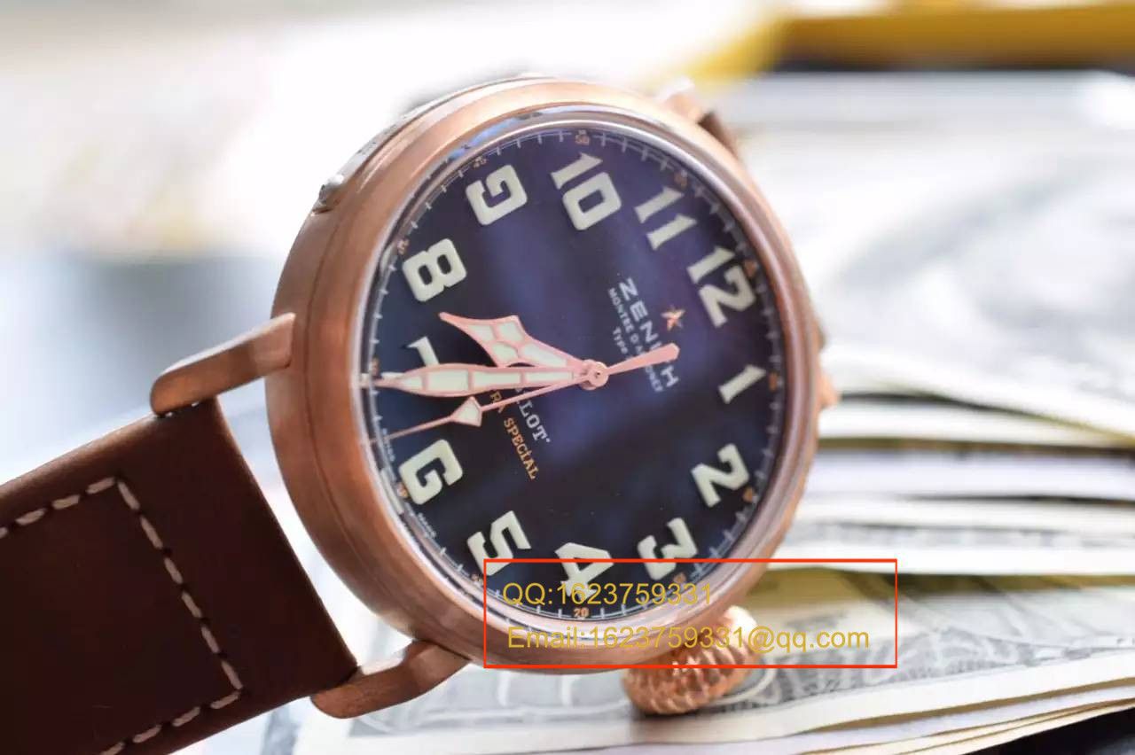 【XF Factory Zenith青铜大飞复刻高仿手表】真力时飞行员系列29.2430.679/21.C753 wrist watch  / ZLS039