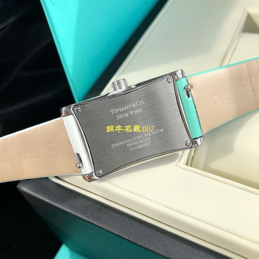 【渠道 copy customized 】蒂芙尼拼色夜光手表，世界上最迷人的蓝色，tiffany blue女装 wrist watch ！ / Tiffany01