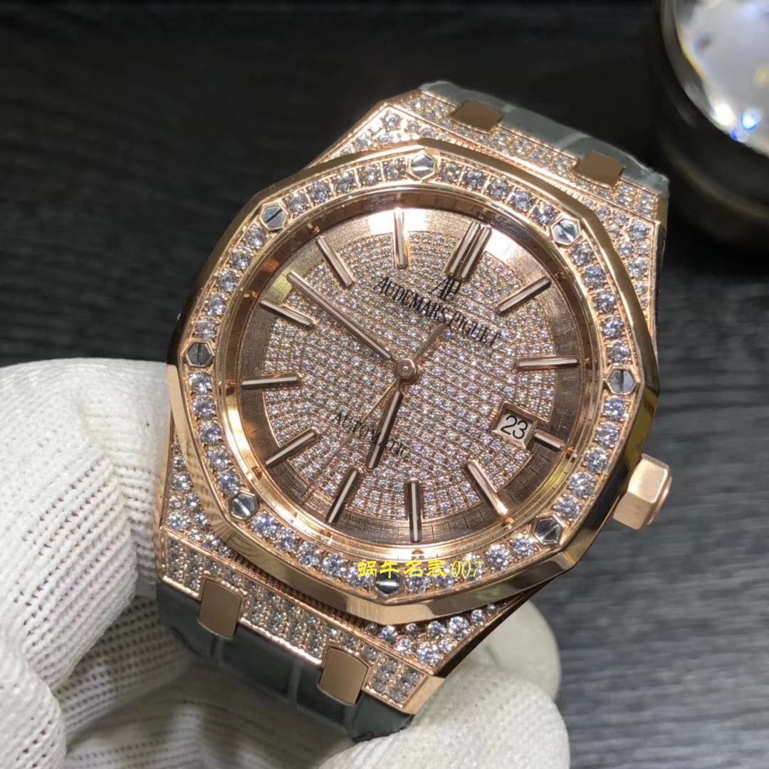 【 Video analysis JF Factory Audemars Piguet复刻高仿手表】Audemars Piguet 皇家橡树系列15402OR.ZZ.D003CR.01 wrist watch  / AP179