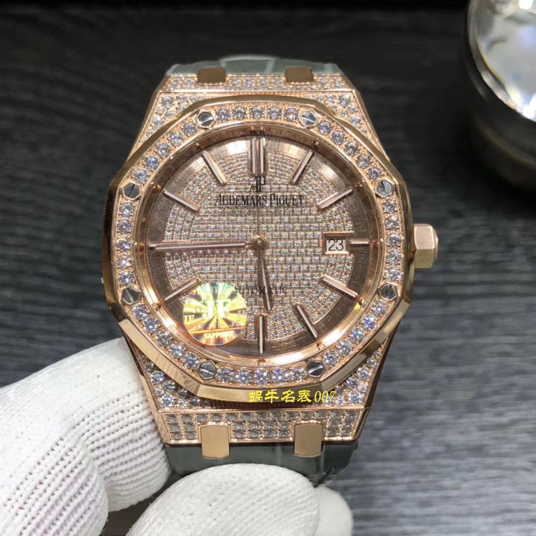 【 Video analysis JF Factory Audemars Piguet复刻高仿手表】Audemars Piguet 皇家橡树系列15402OR.ZZ.D003CR.01 wrist watch  / AP179