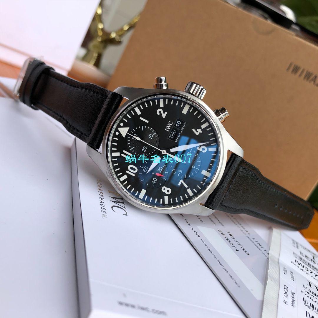 【独家评测视频渠道原单】IWC IWC 表飞行员系列IW377709 wrist watch  / WG503