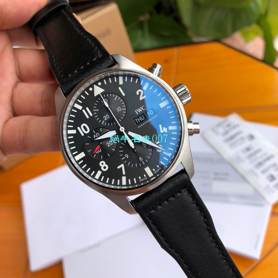 【独家评测视频渠道原单】IWC IWC 表飞行员系列IW377709 wrist watch  / WG503